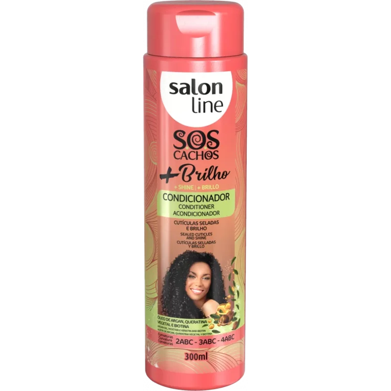 Salon Line Sos Cachos + Brilho Condicionador 300 Ml