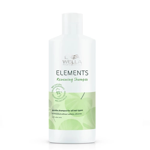 Wella Elements Shampoo Delicado Sem Sulfatos E Silicones 500Ml