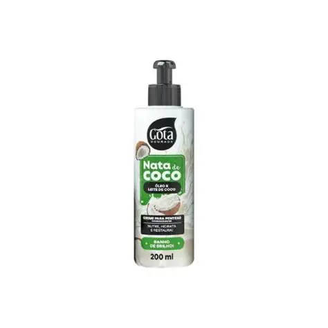 Creme De Pentear Nata De Coco 200Ml - Gota Dourada