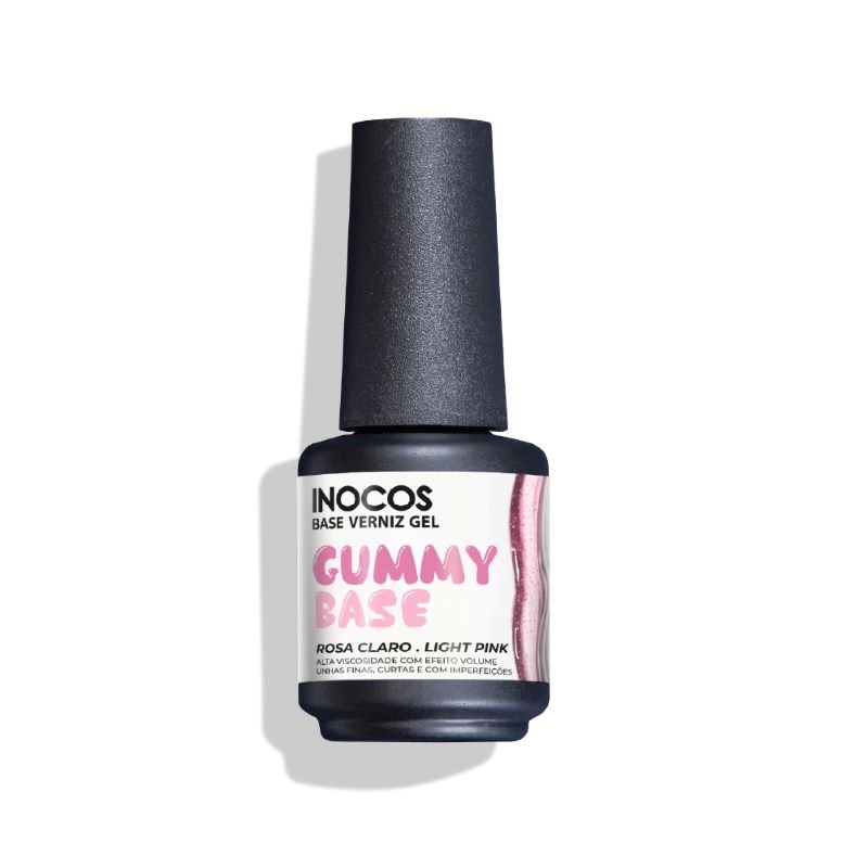Gummy Base Rosa Claro 15Ml - Inocos