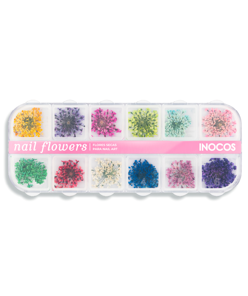 Nail Flowers - Flores Secas Nail Art - Inocos