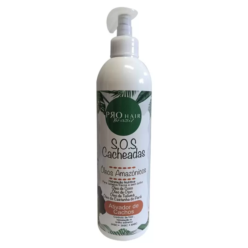 Ativador De Cachos Óleos Amazónicos 500Ml - Pro Hair