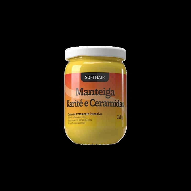 Manteiga De Karité E Ceramidas 220G - Soft Hair