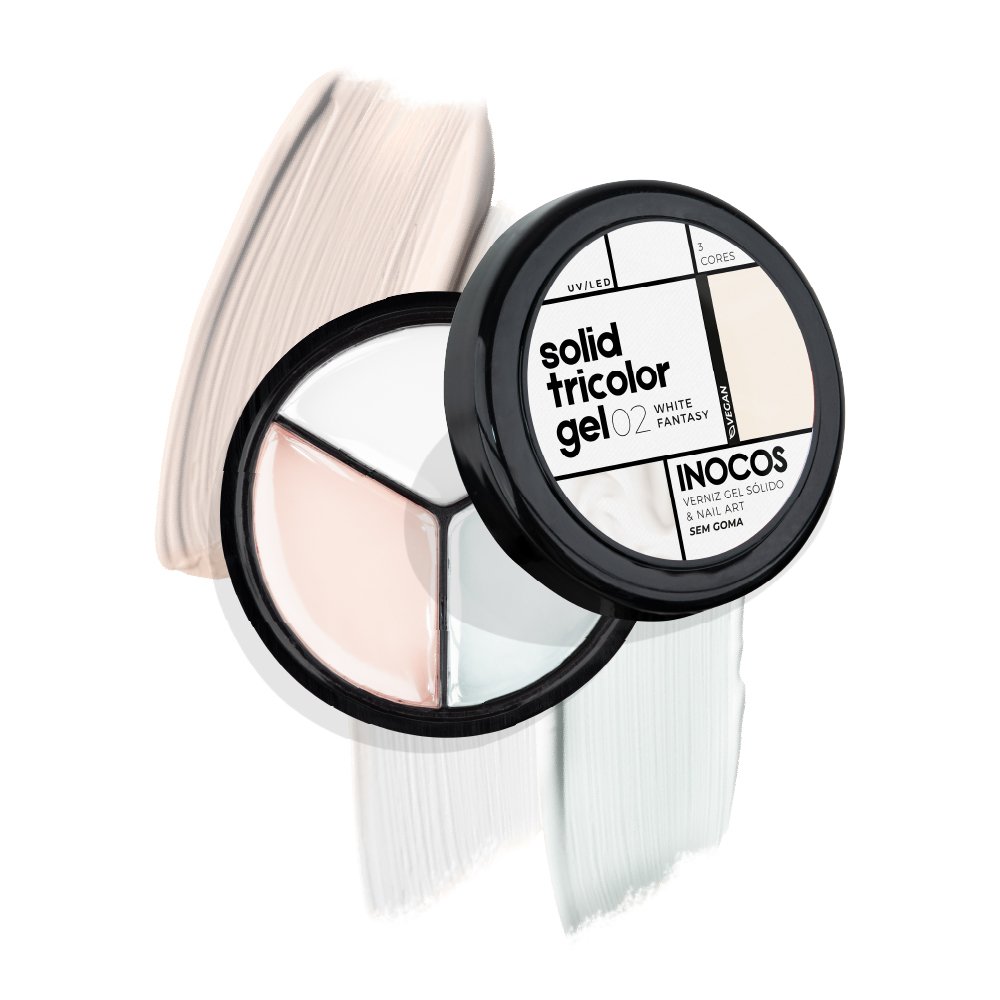 Solid Tricolor Gel 2 White Fantasy 15G