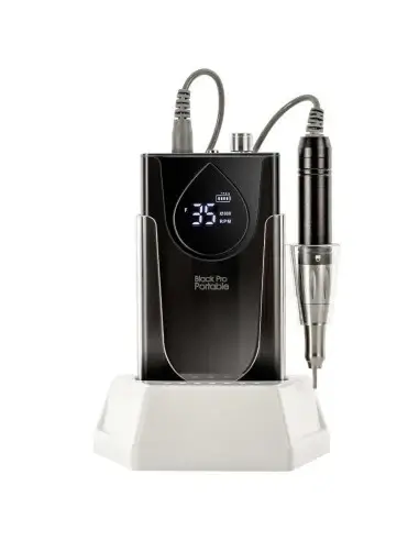 Broca De Unhas Micromotor Portátil Black Pro, Micromotor Profissional Recerregável. Xanitalia