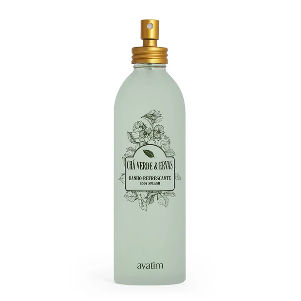 Banho Refrescante Chá Verde e Ervas 300ml - Avatim