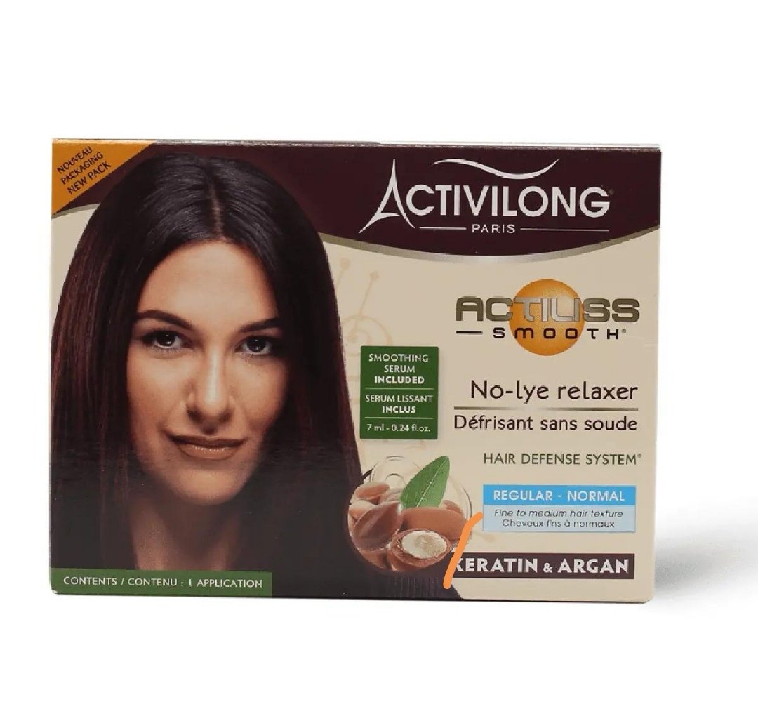 Activilong Actiliss Relaxer Kit Regular – Queratina & Óleo de Argan