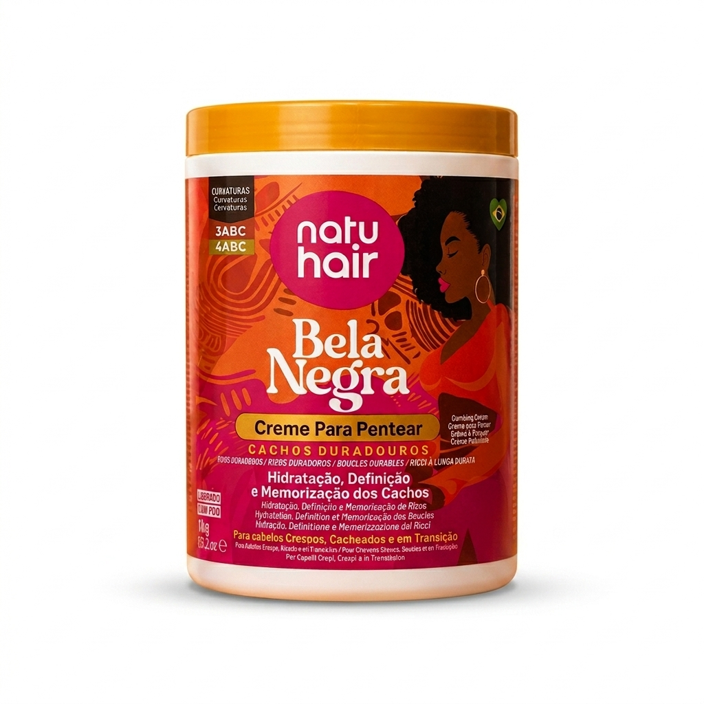 Creme Pentear Bela Negra 1 Kg - Natuhair