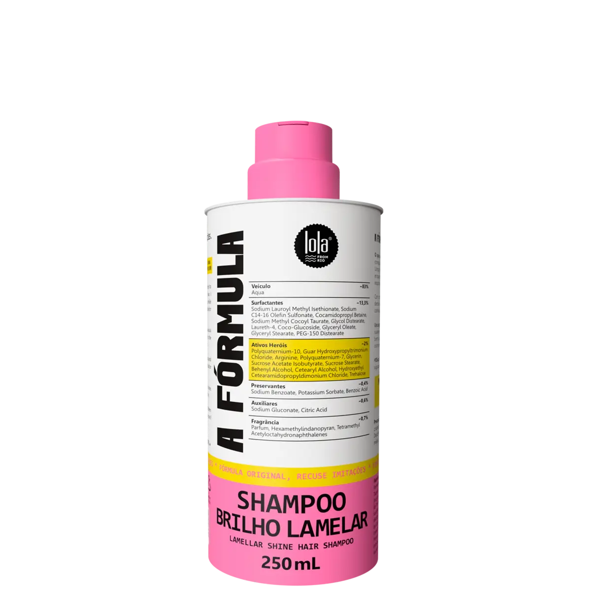 A Fórmula Shampoo  Lamelar 250ml - Lola