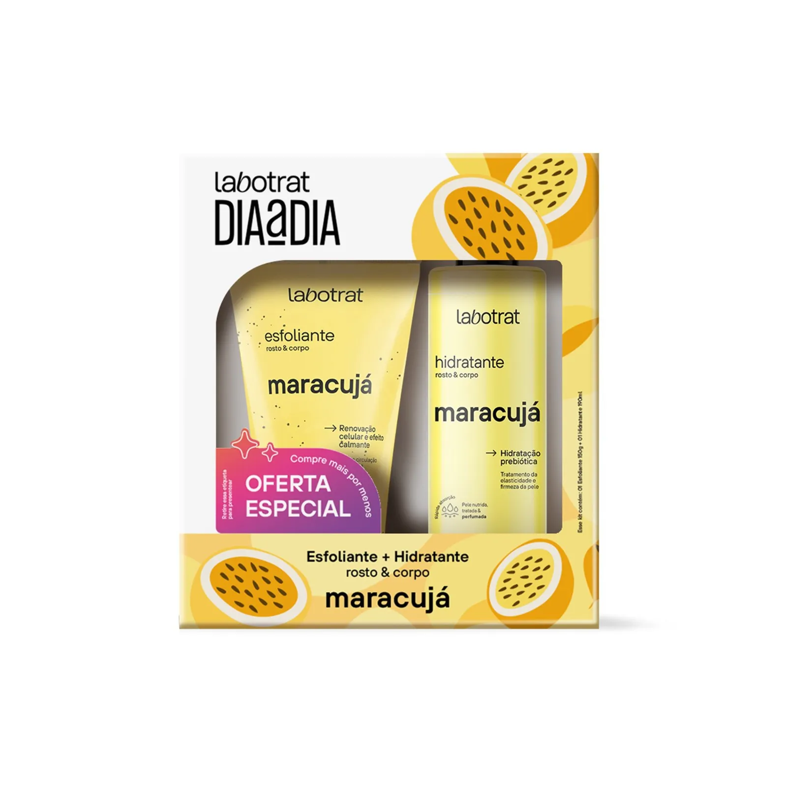 Labotrat Dia a Dia Pack Maracujá — Esfoliante 150G & Hidratante 190ml