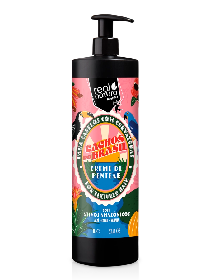 CREME DE PENTEAR CACHOS DO BRASIL 1L - REAL NATURA