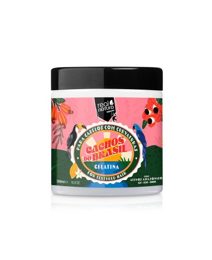 Real Natura Gelatina Cachos Do Brasil 500 ml
