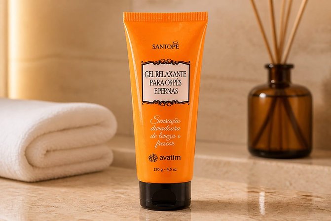 Gel Relaxante Para os Pés e Pernas 130g Santo Pé - Avatim