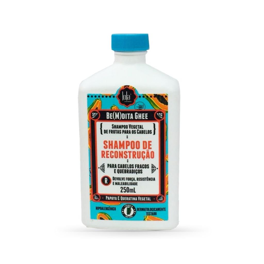 SHAMPOO DE RECONSTRUÇÃO BEMDITA GHEE 250ML - LOLA