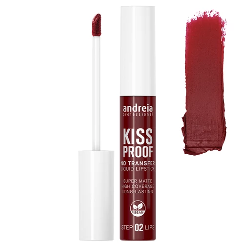 Kissproof Liquid Lipstick 01 Burgundy - 8ml Andreia